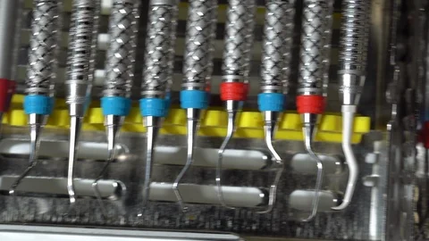 Various Dentist Scalers Stock Footage 92622784