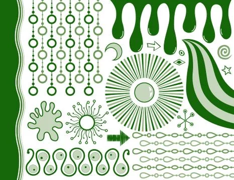 Various design elements 스톡 일러스트