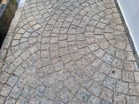 Various details of a sidewalk. Foto stock