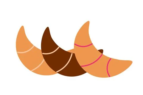 Various dough bagels with different fillings on an isolated background. Tea t Stock Illustration