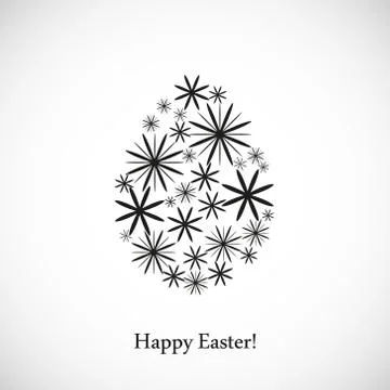 Various egg shapes. Vector. Stock Illustration