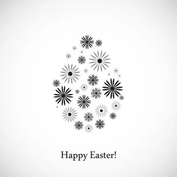 Various egg shapes. Vector. Stock Illustration