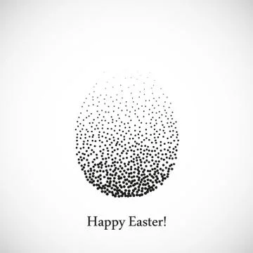 Various egg shapes. Vector. Stock Illustration