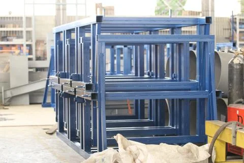 Various elements of metal structures 스톡 사진