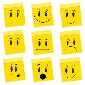 Various face expressions Stock-Illustration
