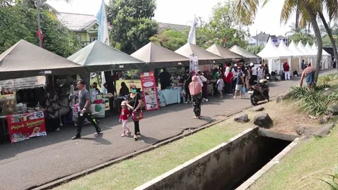 Various food bazaars Stock Footage 248700513
