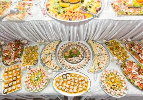 Various food on the table Stock Photos