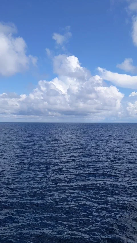 Various forms of clouds above the eastern Indonesian ocean Stock Footage 292413965
