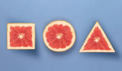 Various forms of grapefruit Stock Photos