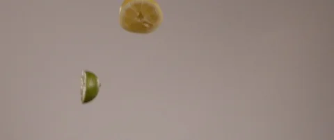 Various Fruits Falling In Slow Motion 動画素材 105378173