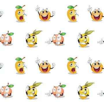 Various fruits 库存插图