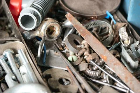 Various garage tools Stock Photos