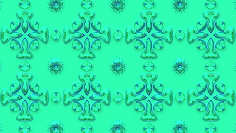 Various geometric shapes are changing their form Stock Footage 134623257