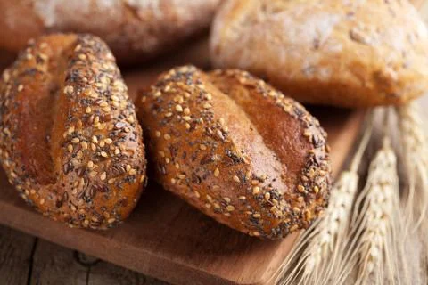 Various healthy bread Stock Photos