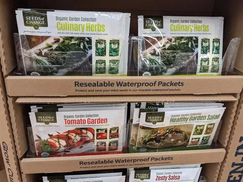 Various Herbs Available for Purchase Foto stock