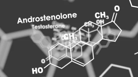 Various hormones set Stock Footage 142113875