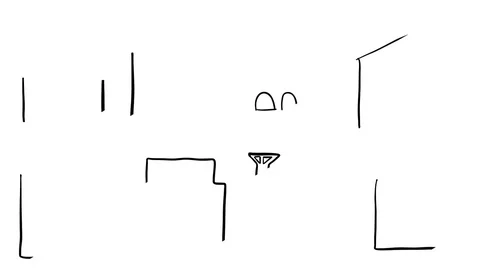 Various house types, fast sketch Animation Stock Footage 73904113