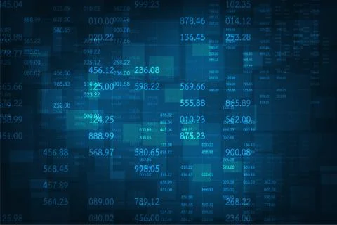 Various information on the digital world. イラスト素材