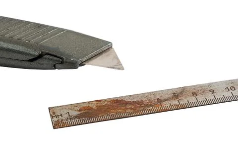 Various isolated tools, isolated on a white background Stock Photos