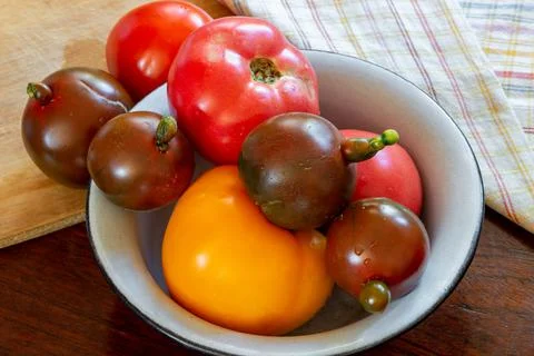 Various Kind of Tomatoes Stockfoto's