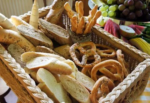 Various kinds of bread Foto stock