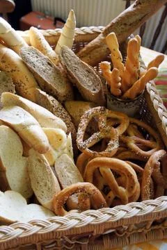 Various kinds of bread Foto stock