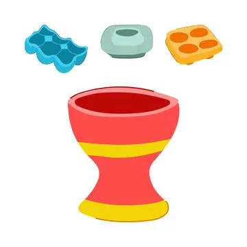 Various kitchen supplies offering different cooking solutions Stock Illustration
