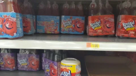 Various Kool-Aid Buddys Stock Footage 143171064