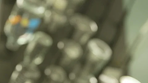 Various laboratory glassware Stock Footage 93526381