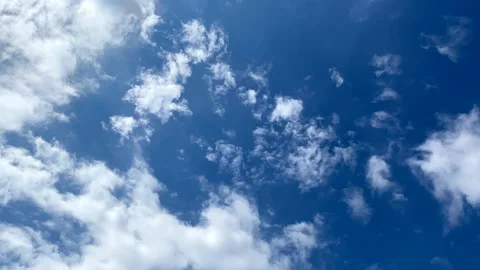 Various layers of travelling Clouds Stock Footage 131306238