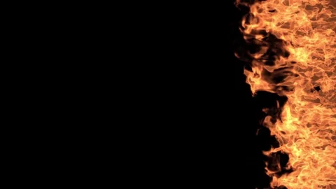 Various manifestations of fire,  flame, explodes, smoke, fume Stock-Footage 303354378