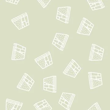 Various materials floor line vector seamless pattern Stock Illustration