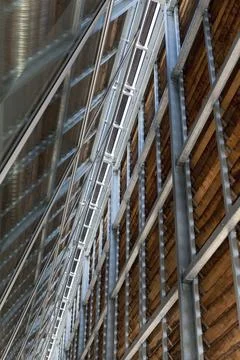 Various materials on a frame Stock Photos