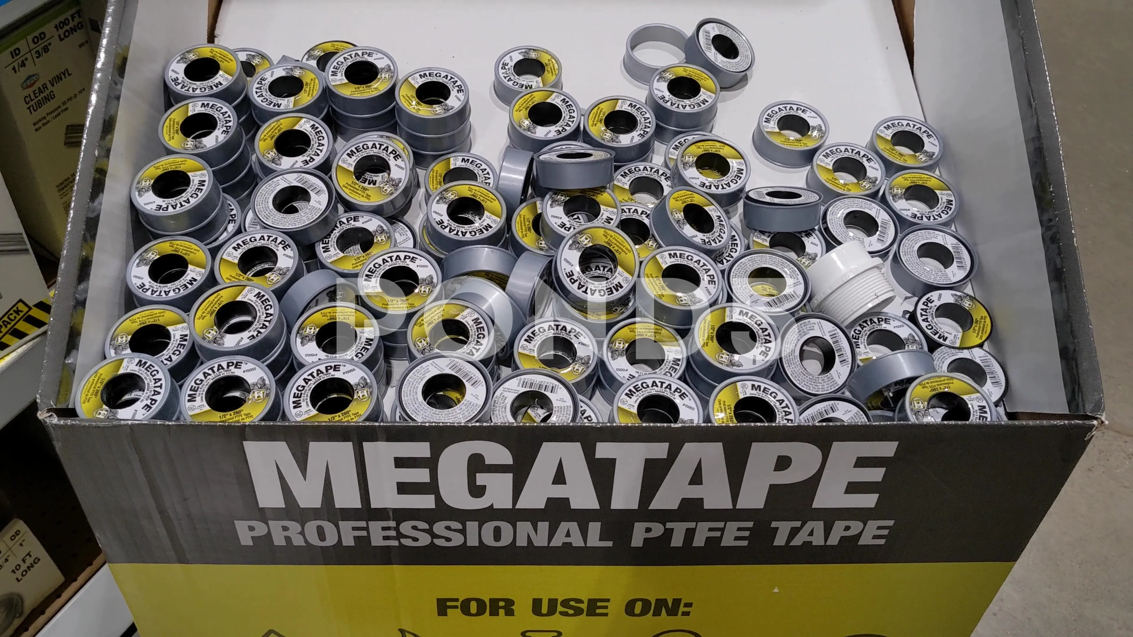 1/2 x 260 MegaTape Gray PTFE Tape