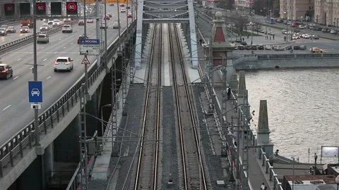 Various moscow traffic 動画素材 98274384