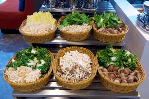Various Mushroom types Stock Photos