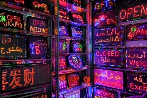 Various neon Stock Photos