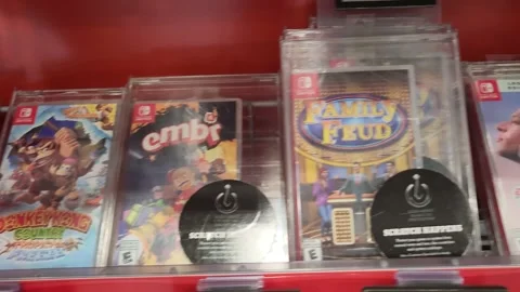 Various Nintendo Switch Games Vídeo Stock 202034510