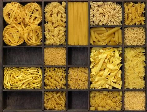 Various noodles Stock Photos