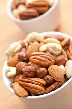 Various nuts Stock Photos