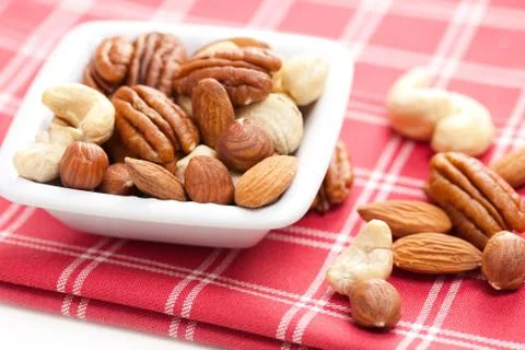 Various nuts Stock Photos
