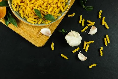 Various pasta. Cooking concept. concept for menu Stockfoto's