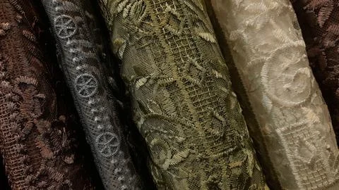 Various pattern of batik, indonesian heritage fabric clothes  ethnic wallpaper 写真素材