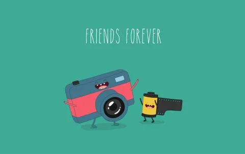 Various Photo Camera Designs Stock Illustration