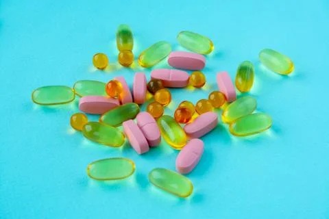 Various pills Stock Photos