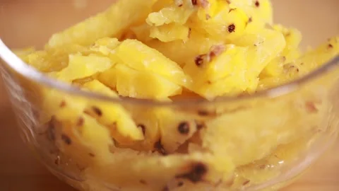 Various pineapple processed products (5) Stock Footage 202234485