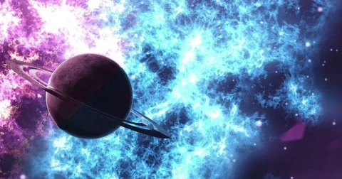 Various Planets  in Deep Space Animations Stock Footage 77545989