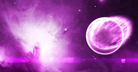Various Planets  in Deep Space Animations Stock Footage 77618325