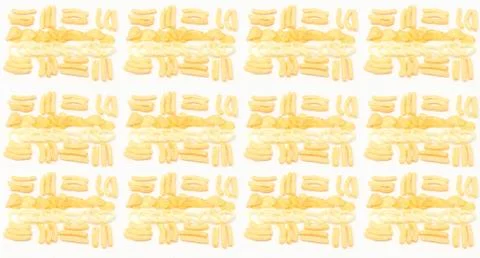 Various potato chips Stock-Fotos