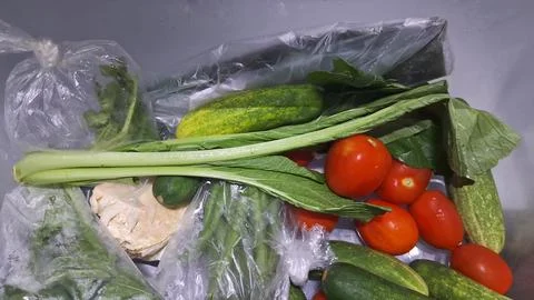 A Various of raw vegetables Stock Photos